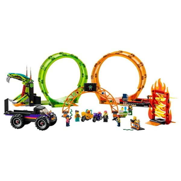 Lego Akrobatisk Bane Med Dobbelt Krølle Flerfarvet