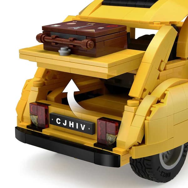 Cada 1:12 Citroën 2cv 1238 Stykker Spil Konstruktion Flerfarvet