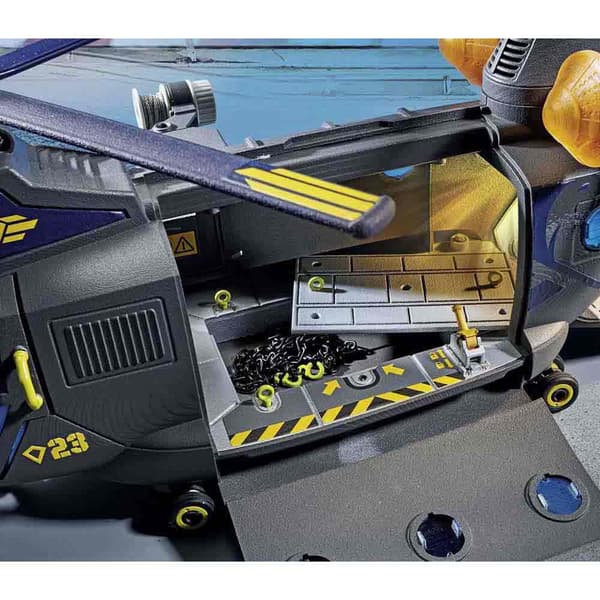 Playmobil Specialstyrkor Helikopterkonstruktionsspel Banana Flerfärgad