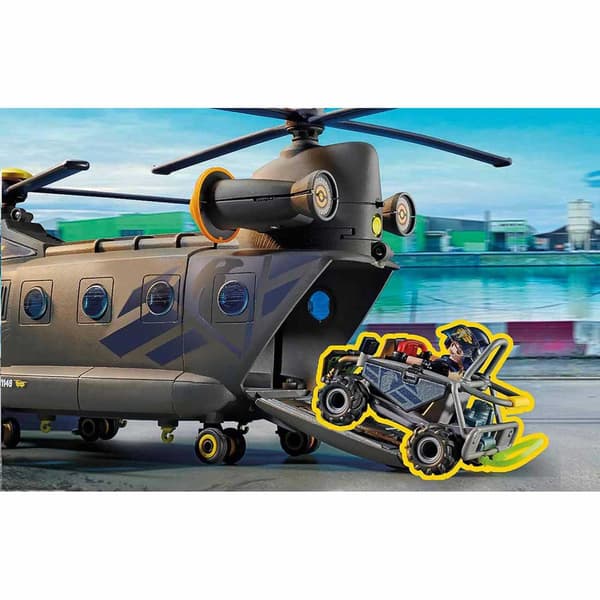 Playmobil Specialstyrkor Helikopterkonstruktionsspel Banana Flerfärgad