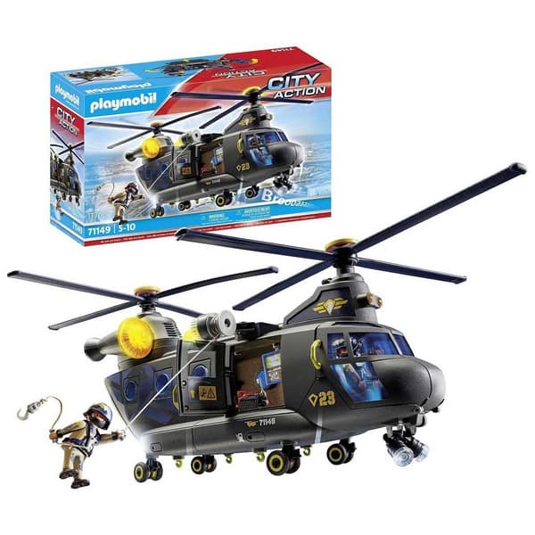 Playmobil Specialstyrkor Helikopterkonstruktionsspel Banana Flerfärgad