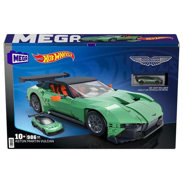 Mega Bloks Hot Wheels Aston Martin Vulcan Grøn