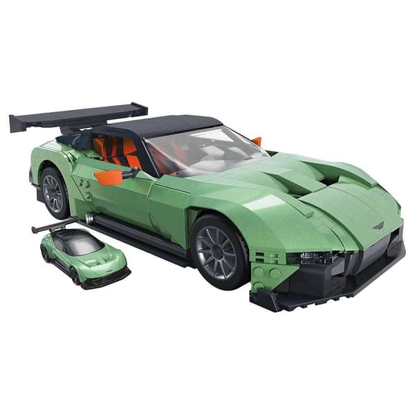 Mega Bloks Hot Wheels Aston Martin Vulcan Grøn