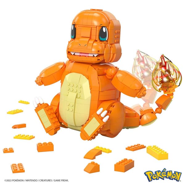 Mega Construx Pokemon Charmander Grande Orange