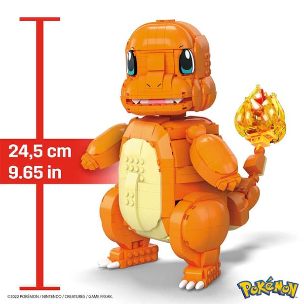 Mega Construx Pokemon Charmander Grande Orange