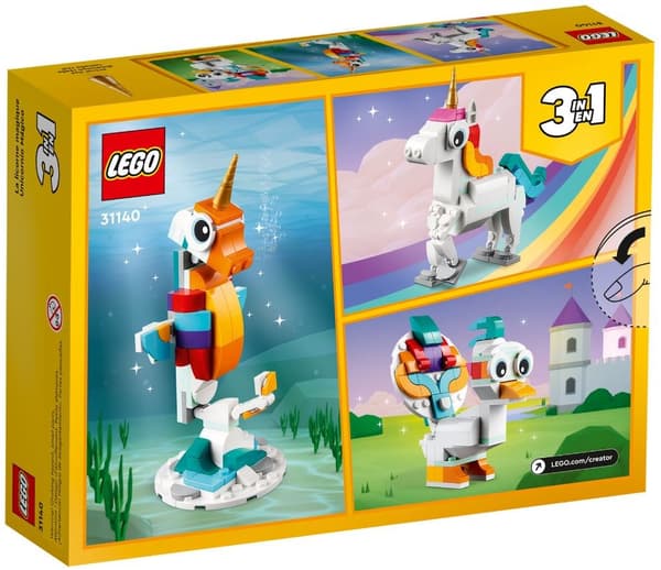 LEGO CREATOR 31140 MAAGIC UNICORN