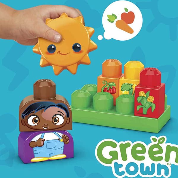Mega Bloks Green Town Grow Og Protect Farm Building Set Flerfarvet 1 Years