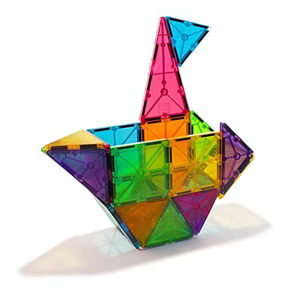 32st Magnetiska Byggklossar - MagnetiskaPlatto - Pedagogisk Leksaker - Magnetiska byggstenar