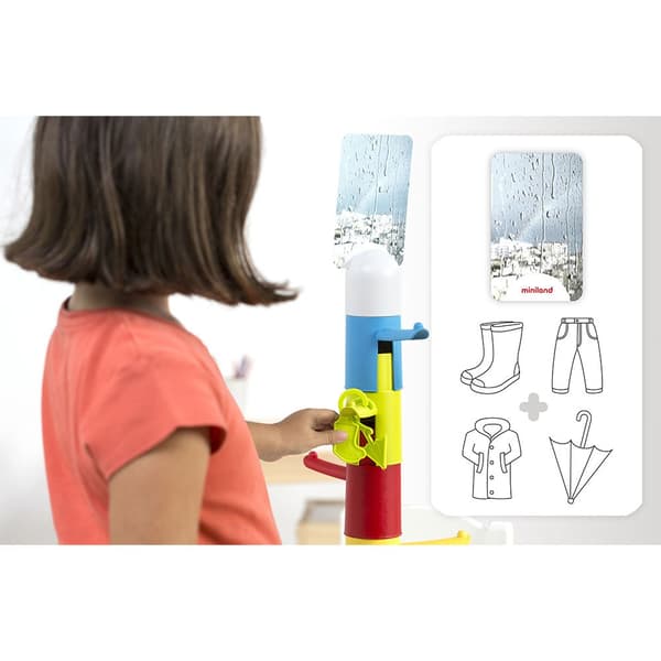 Miniland Luokittelusarja Sorting Clothes Hanger Monivärinen