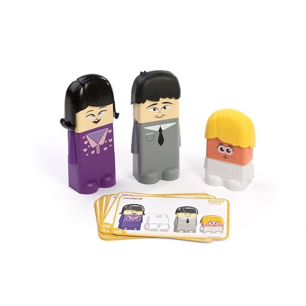 Miniland Family Diversity Blocks Flerfarvet