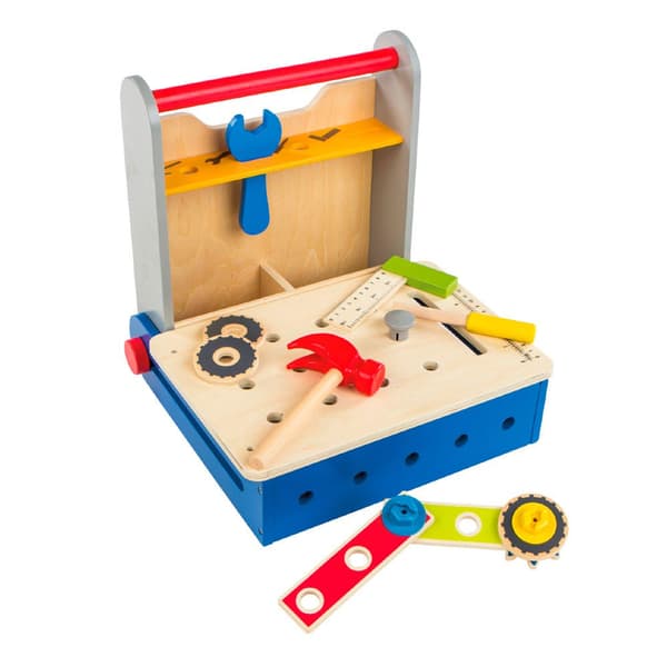 Color Baby Sammenfoldelig Træværktøjskasse Play & Learn Flerfarvet