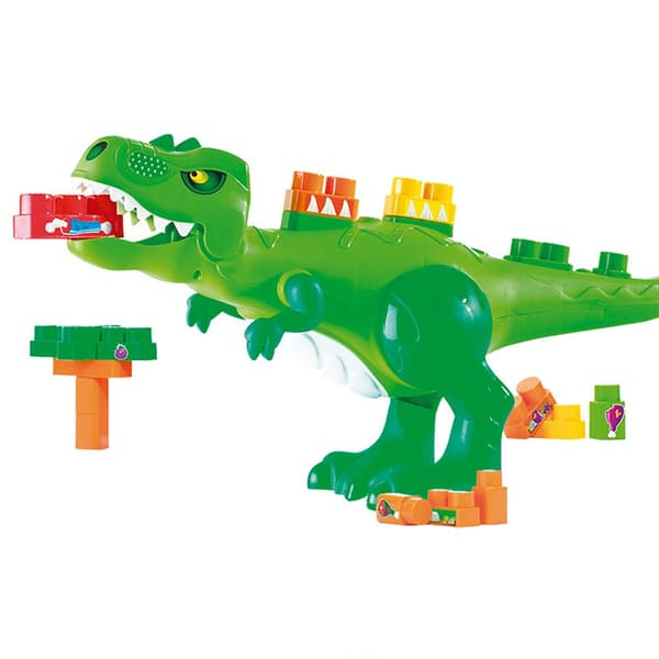 Molto Dinosouriumblock 30 Bitar Flerfärgad