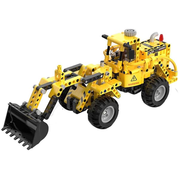 Deqube Excavadorabuldozer 2 1 1 693 Stykker Spil Konstruktion Flerfarvet