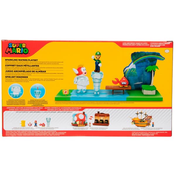 Jakks Pacific Sparkling Waters Lekset Super Mario Bros 6 Centimeter Grönt