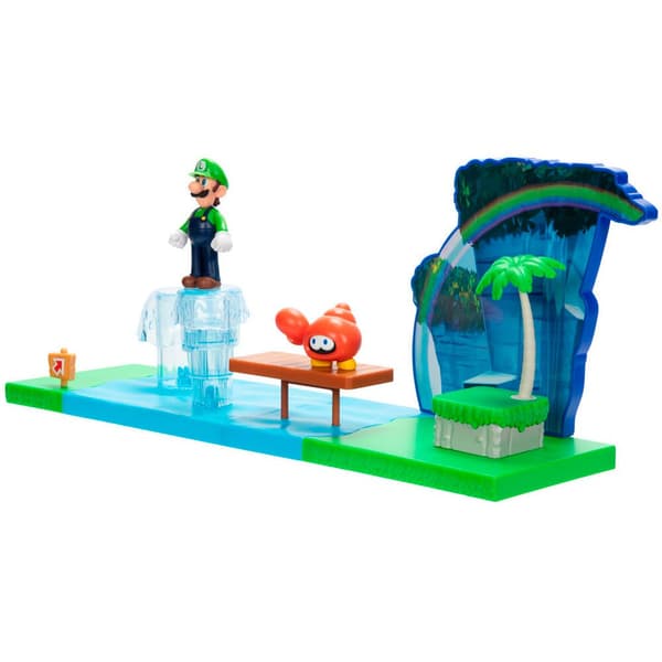 Jakks Pacific Sparkling Waters Lekset Super Mario Bros 6 Centimeter Grönt
