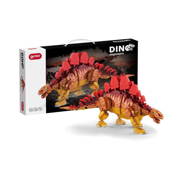 Giros Rakennuspeli Dino Stegosaurus Punainen