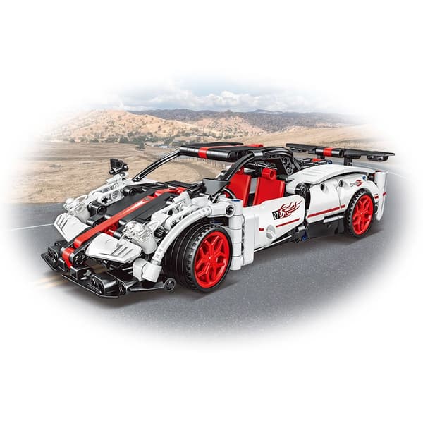 Giros Byggeri Spil Technic Racing Car Pullback Søvfarvet