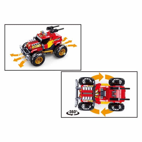 Sluban Power Bricks R/c 2.4g Off Road 265 Stykker Konstruktion Spil Søvfarvet