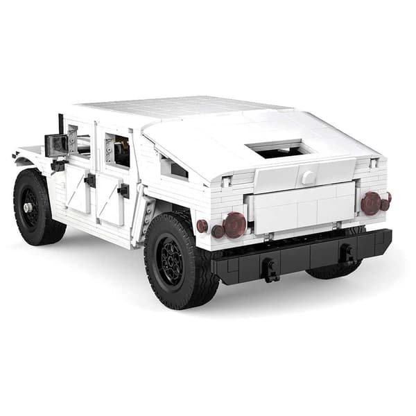 Deqube 1:12 Humvee Off-road 1386 Stykker Spil Konstruktion Flerfarvet