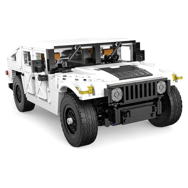 Deqube 1:12 Humvee Off-road 1386 Stykker Spil Konstruktion Flerfarvet