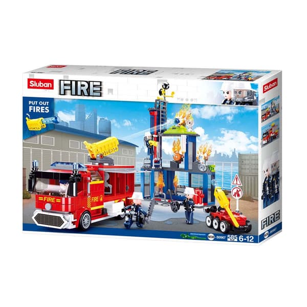 Sluban Kamptræningscenter Fire 585 Stykker Gylden