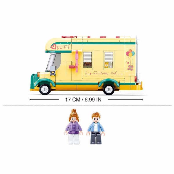 Sluban Vinter Caravaning Girls Dream 314 Stykker Gylden