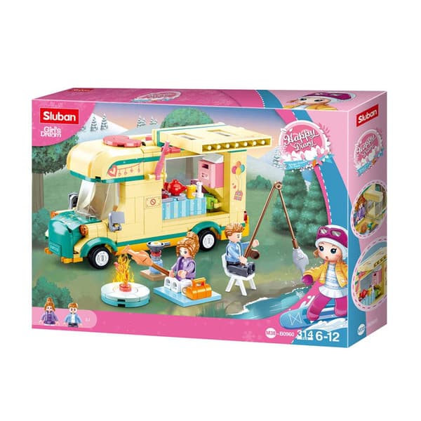 Sluban Vinter Caravaning Girls Dream 314 Stykker Gylden