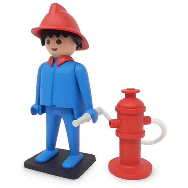 Plastoy Brandman Konstruktionsspel 25 Cm Blå