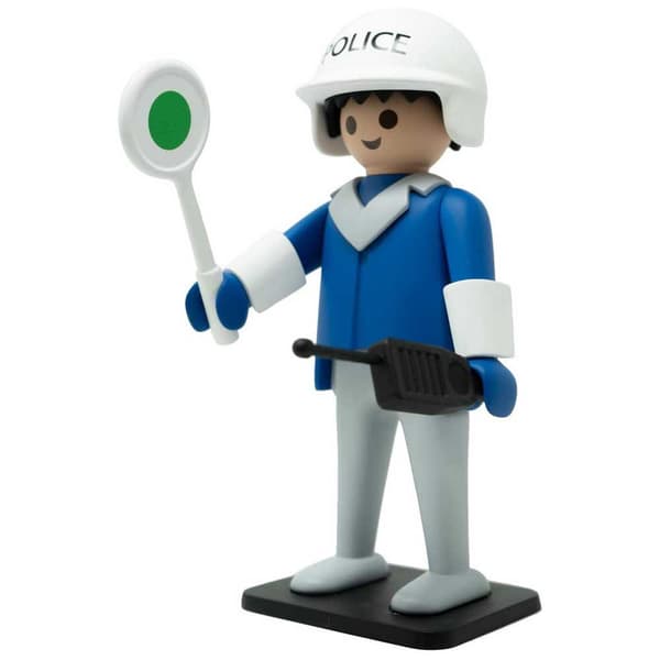 Plastoy Polis Konstruktionsspel 25 Cm Vit