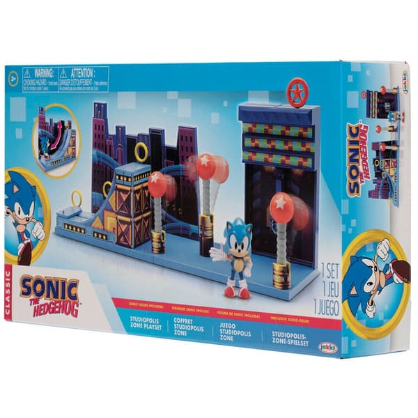 Jakks Pacific Sonic Studiopolis Zone 6 Cm Kultainen