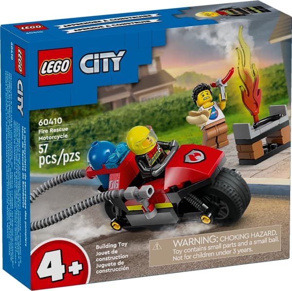 LEGO 60410 Palokunnan pelastusmoottoripyörä