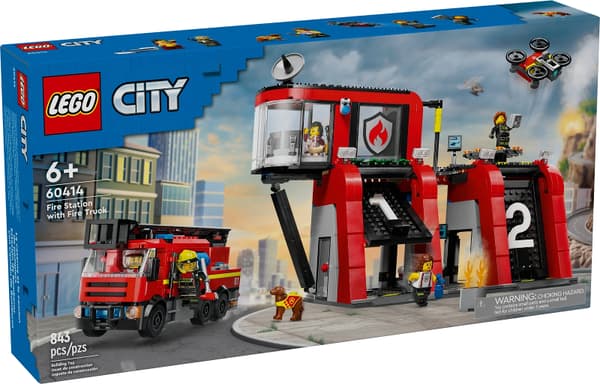 LEGO 60414 Brandstation med brandbil