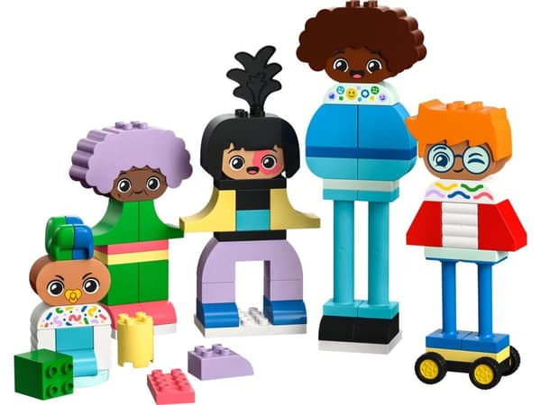 LEGO DUPLO 10423 BYGGBARE MENNESKER MED STORE FØLELSER
