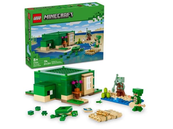 LEGO MINECRAFT 21254 TURTLE BEACH HOUSE