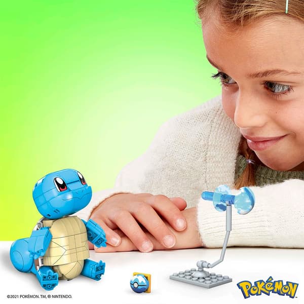 Mega Construx Pokémon Bygg Och Visa Byggnadsuppsättning Squirtle Flerfärgad 7 Years