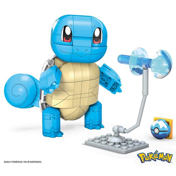 Mega Construx Pokémon Bygg Och Visa Byggnadsuppsättning Squirtle Flerfärgad 7 Years