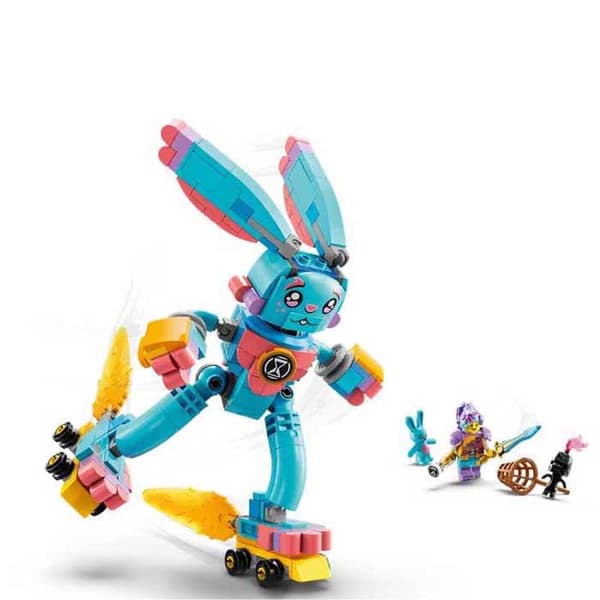 Lego Ja Bunchu Rabbit-rakennuspeli Izzie Monivärinen