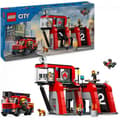 Miniatyrbillede 3 af 5: Lego Brandpark Med Brandbil Konstruktion Spil Con Rød