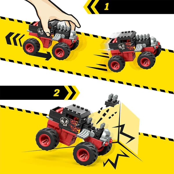 Mega Construx Track Bone Shaker Monster Trucks Guld