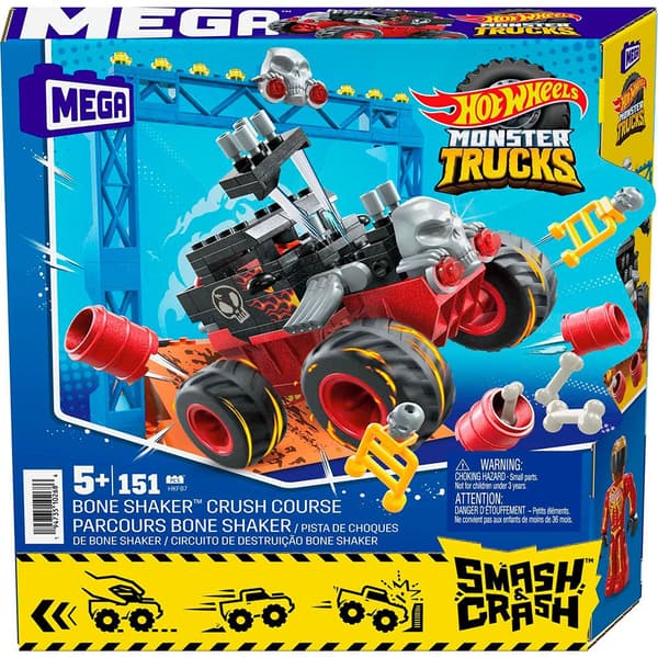 Mega Construx Track Bone Shaker Monster Trucks Guld