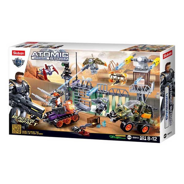 Sluban Atomic Storm Outpost 501 Stykker Flerfarvet