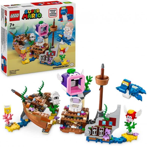 Lego Udvidelsessæt Og The Shipwrecked Ship Construction Game Dorrie Flerfarvet