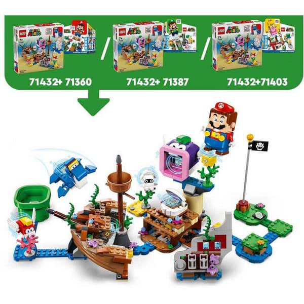 Lego Udvidelsessæt Og The Shipwrecked Ship Construction Game Dorrie Flerfarvet