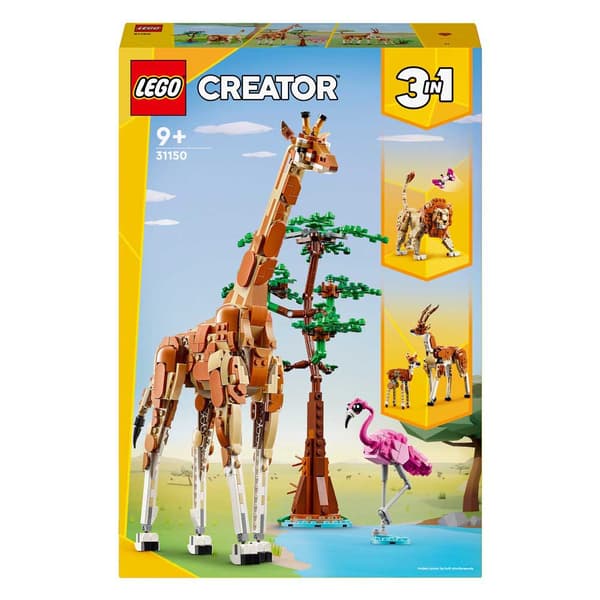 Lego Vilda Djur Konstruktionsspel Safari Guld