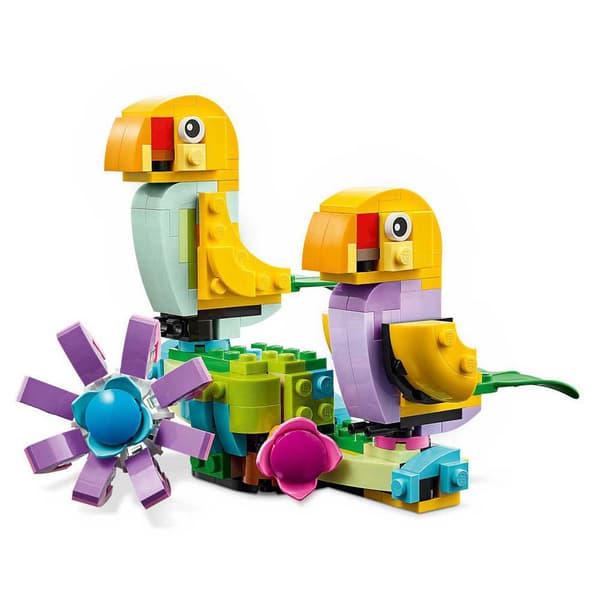 Lego Blommor I Dusch Konstruktion Spel