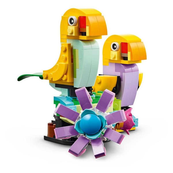 Lego Blommor I Dusch Konstruktion Spel
