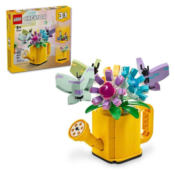 Lego Blommor I Dusch Konstruktion Spel