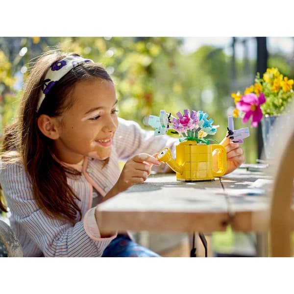 Lego Blommor I Dusch Konstruktion Spel