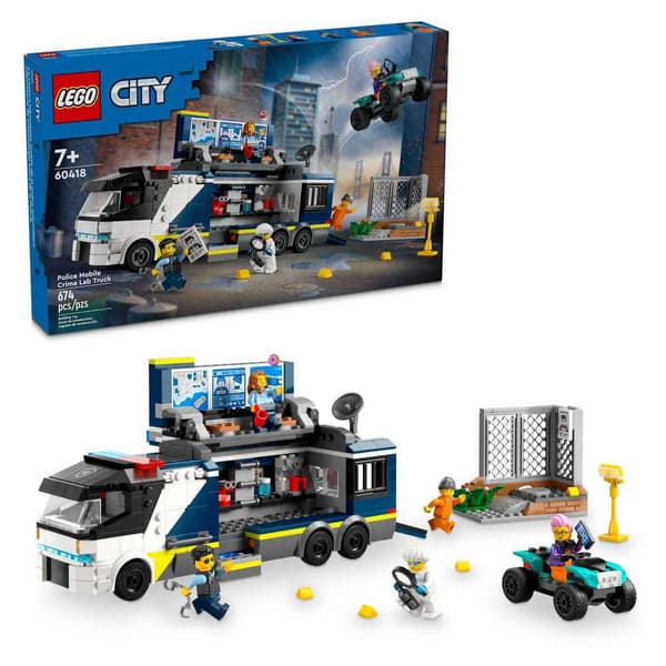 Lego Poliisin Mobiili Kriminologia Boratory Rakennuspeli La