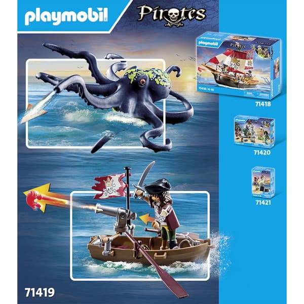Playmobil Kampen Mot Den Gigantiska Bläckfisken Konstruktionsspel Con